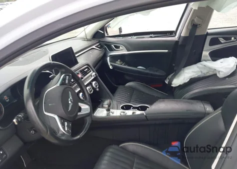 2019 Genesis G70 3.3T Advanced из США, поврежденный, VIN KMTG74LE3KU017493